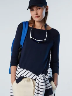Outlet^North Sails 'Aloe Boat-neck Top NAVY BLUE