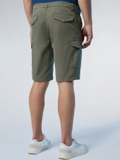 Shorts^North Sails 'America Gabardine Cargo Shorts DUSTY OLIVE