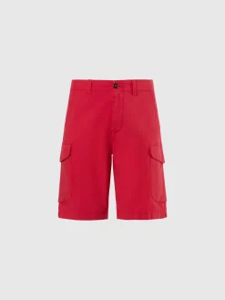 Shorts^North Sails 'America Poplin Cargo Shorts WATERMELON