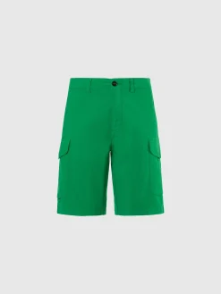 Shorts^North Sails 'America Poplin Cargo Shorts GREEN BEE