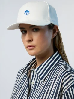 Accessories^North Sails 'Baseball Cap With Logo Patch MARSHMALLOW