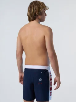 Beachwear^North Sails 'Board Shorts With Side Panels NAVY BLUE