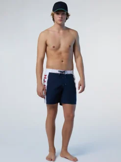 Beachwear^North Sails 'Board Shorts With Side Panels NAVY BLUE