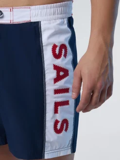 Beachwear^North Sails 'Board Shorts With Side Panels NAVY BLUE