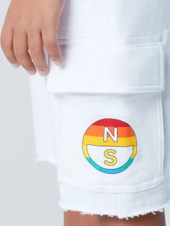 Shorts^North Sails 'Cargo Sweat Shorts WHITE