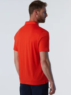 Polo Shirts^North Sails Cotton And TENCEL BRIGHT ORANGE