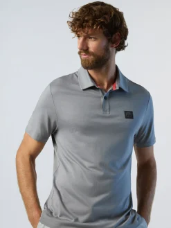 Polo Shirts^North Sails Cotton And TENCEL SLATE GREY