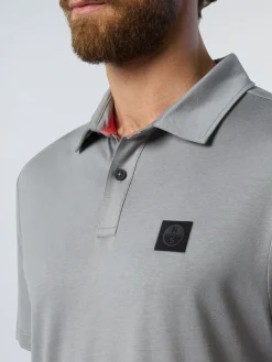 Polo Shirts^North Sails Cotton And TENCEL SLATE GREY