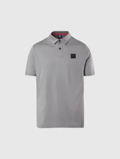 Polo Shirts^North Sails Cotton And TENCEL SLATE GREY