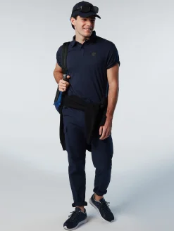 Outlet^North Sails 'Cotton And Tencel Polo Shirt NAVY BLUE