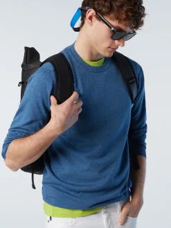 Outlet^North Sails 'Crew-neck Jumper BLUE MELANGE