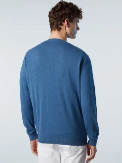Outlet^North Sails 'Crew-neck Jumper BLUE MELANGE