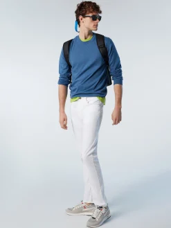Outlet^North Sails 'Crew-neck Jumper BLUE MELANGE