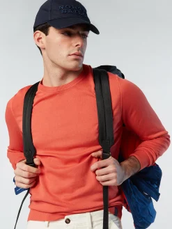 Outlet^North Sails 'Crew-neck Jumper SPICED CORAL