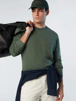 Outlet^North Sails 'Crew-neck Jumper MILITARY GREEN