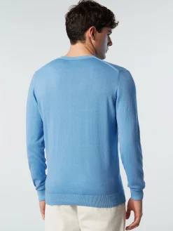 Outlet^North Sails 'Crew-neck Jumper CORNFLOWER BLUE
