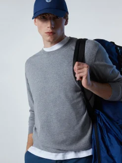 Outlet^North Sails 'Crew-neck Jumper GREY MELANGE
