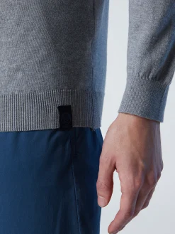 Outlet^North Sails 'Crew-neck Jumper GREY MELANGE