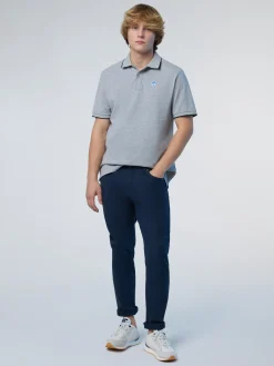 Trousers^North Sails 'Davis Stretch Dobby Pants NAVY BLUE