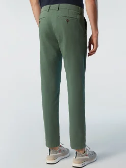 Outlet^North Sails 'Defender Gabardine Chinos MILITARY GREEN