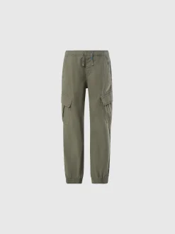 Trousers^North Sails 'Drawstring Cargo Pants DUSTY OLIVE