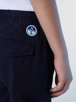 Trousers^North Sails 'Drawstring Cargo Pants NAVY BLUE