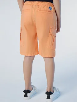 Shorts^North Sails 'Drawstring Cargo Shorts TANGERINE