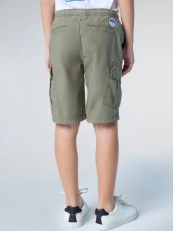 Shorts^North Sails 'Drawstring Cargo Shorts DUSTY OLIVE