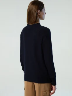 Outlet^North Sails 'Eco Cashmere Mock-neck NAVY BLUE
