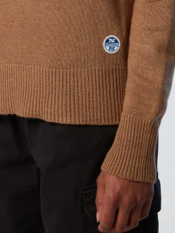 Outlet^North Sails 'Eco Cashmere Mock-neck CAMEL