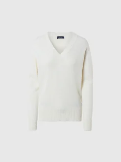 Outlet^North Sails 'Eco Cashmere V-neck Sweater MARSHMALLOW