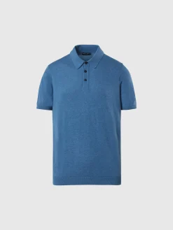 Polo Shirts^North Sails 'Eco Knit Polo Shirt BLUE MELANGE