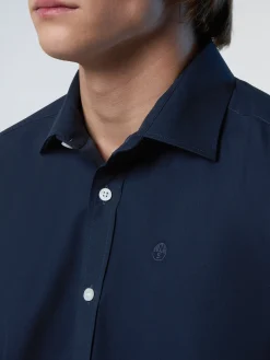 Shirts^North Sails 'Eco Stretch Poplin Shirt NAVY BLUE