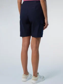 Shorts^North Sails 'Elasticated Cargo Shorts NAVY BLUE