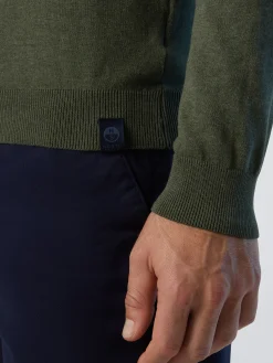 Sweaters & Cardigans^North Sails 'Fine Eco Cotton Sweater DUSTY OLIVE MELANGE