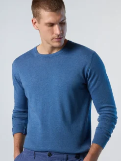 Sweaters & Cardigans^North Sails 'Fine Eco Cotton Sweater BLUE MELANGE