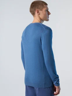 Sweaters & Cardigans^North Sails 'Fine Eco Cotton Sweater BLUE MELANGE