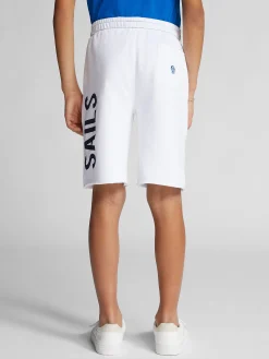 Outlet^North Sails 'Fleece Bermuda Shorts WHITE