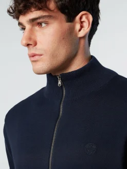 Outlet^North Sails 'Full-zip Cardigan NAVY BLUE