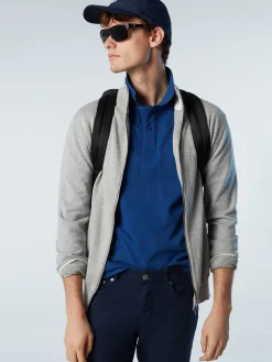 Outlet^North Sails 'Full-zip Cardigan GREY MELANGE