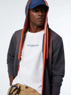 Outlet^North Sails 'Full-zip Hoodie ASPHALT