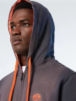 Outlet^North Sails 'Full-zip Hoodie ASPHALT