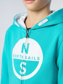 Sweatshirts & Hoodies^North Sails 'Full-zipper Hoodie With Maxi Logo CERAMIC