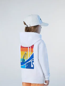 Sweatshirts & Hoodies^North Sails 'Full-zipper Hoodie With Rainbow Prints WHITE