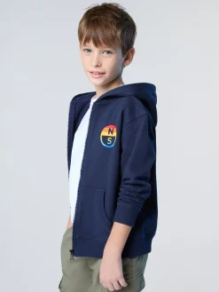 Sweatshirts & Hoodies^North Sails 'Full-zipper Hoodie With Rainbow Prints NAVY BLUE