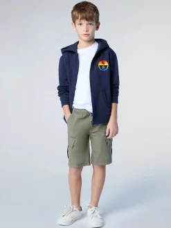 Sweatshirts & Hoodies^North Sails 'Full-zipper Hoodie With Rainbow Prints NAVY BLUE