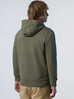 Sweatshirts & Hoodies^North Sails 'Full-zipper Hoodie With Rubber Logo DUSTY OLIVE