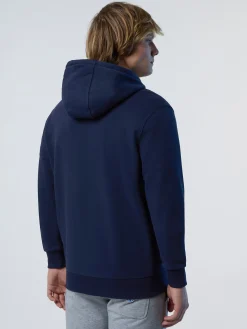 Sweatshirts & Hoodies^North Sails 'Full-zipper Hoodie With Rubber Logo NAVY BLUE