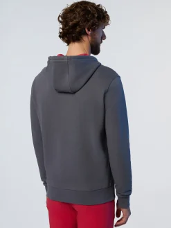 Sweatshirts & Hoodies^North Sails 'Full-zipper Hoodie With Rubber Logo IRON GREY