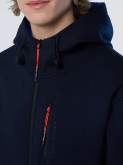 Sweatshirts & Hoodies^North Sails 'Full-zipper Scuba Fleece Hoodie NAVY BLUE